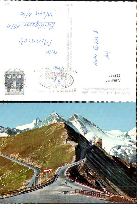 711173 Grossglockner High Alpine Road Fuscher Törl with Grossglockner Heiligenblut