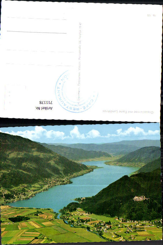 711178 Ossiachersee with ruins of Landskron Villach