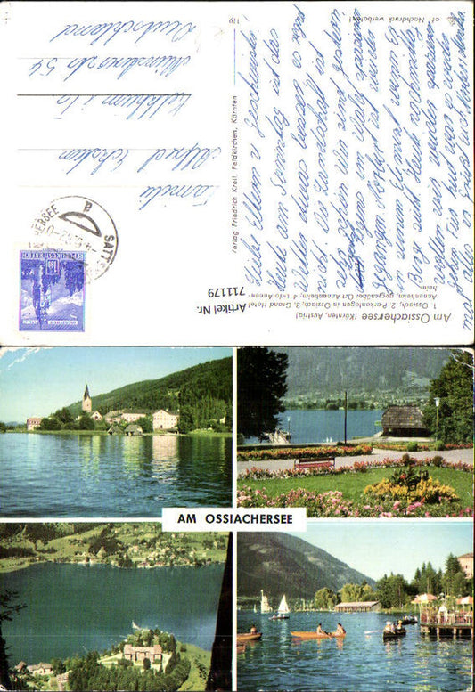 711179 More picture AK Am Ossiachersee Ossiach Grand Hotel Annenheim Lido Annenheim
