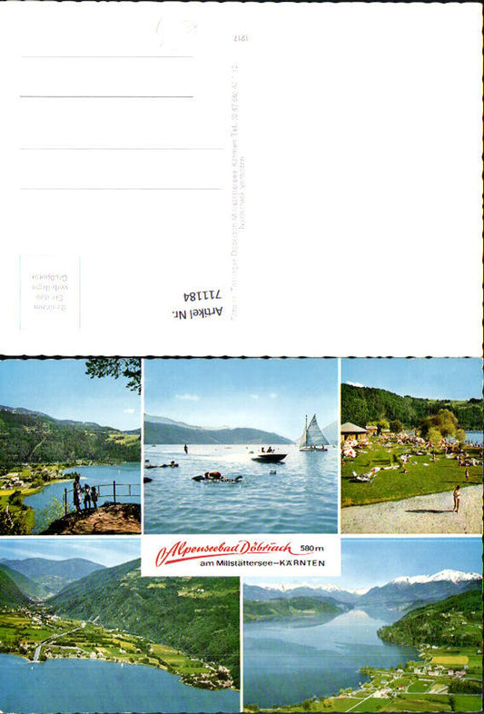 711184 More picture AK Alpenseebad Döbriach a. Millstättersee