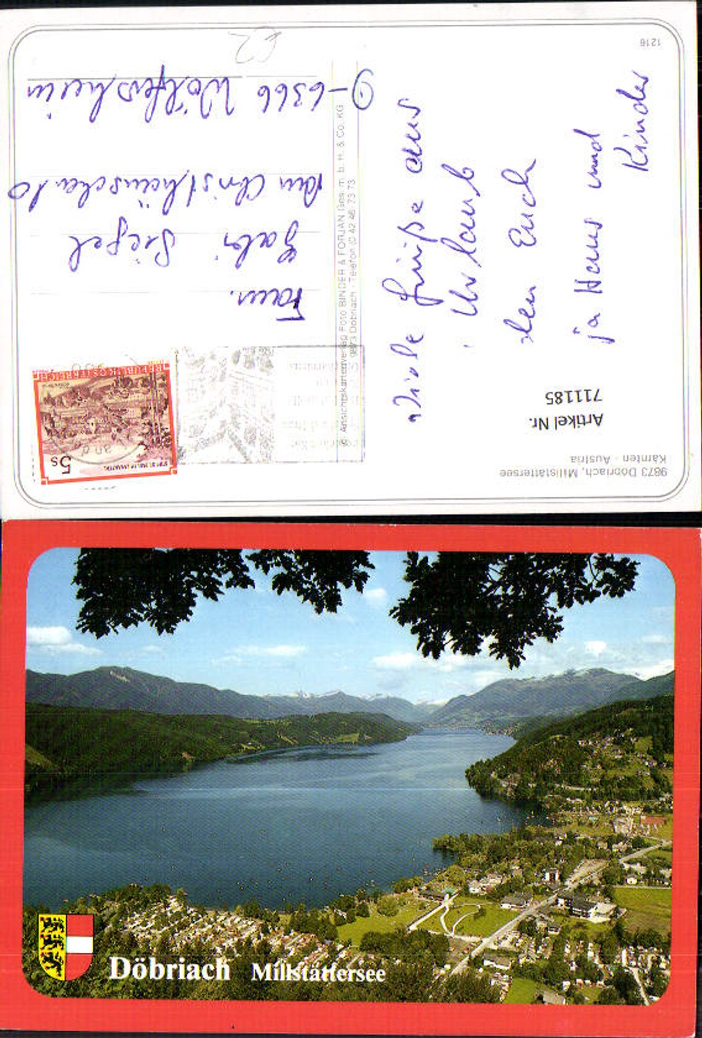 711185 Döbriach Millstättersee view