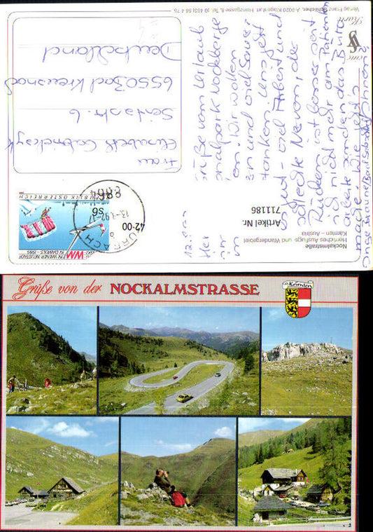 711186 Multi-image AK Nockalmstrasse Nockalmwirt Innerkrems Krems in Carinthia