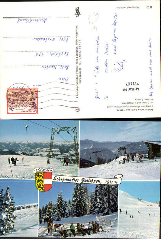 711187 More picture AK Gerlitzen Winter Sports Annenheim Arriach