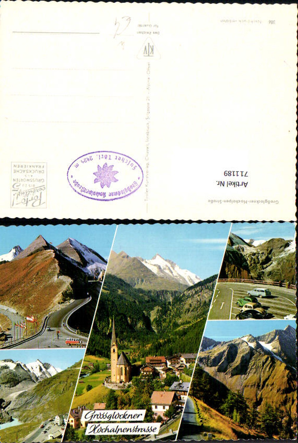 711189 Mehrbild AK Heiligenblut Großglockner Hochalpenstraße VW Bus