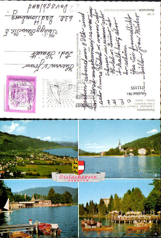 711195 Mehrbild AK Ossiachersee Bodensdorf Ossiach Sattendorf Strandbad Lido Annenheim