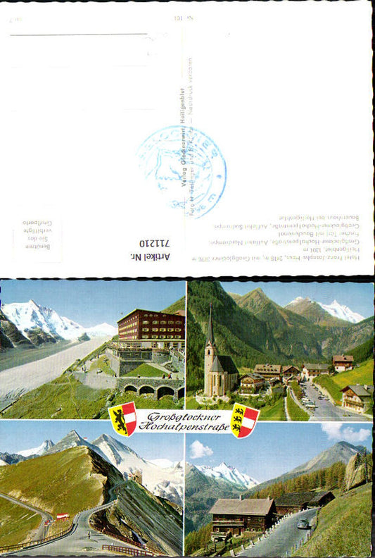 711210 Multi-image AK Heiligenblut Grossglockner High Alpine Road Fuscher Törl Farmhouse VW Beetle