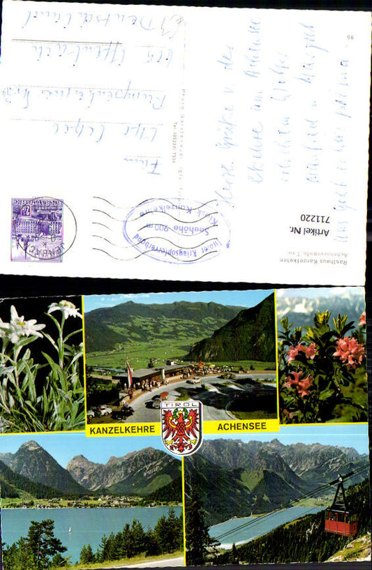 711220 Multi-image AK Wiesing Jenbach Rasthaus Kanzelkehre Achensee Cable car Gondola Edelweiss
