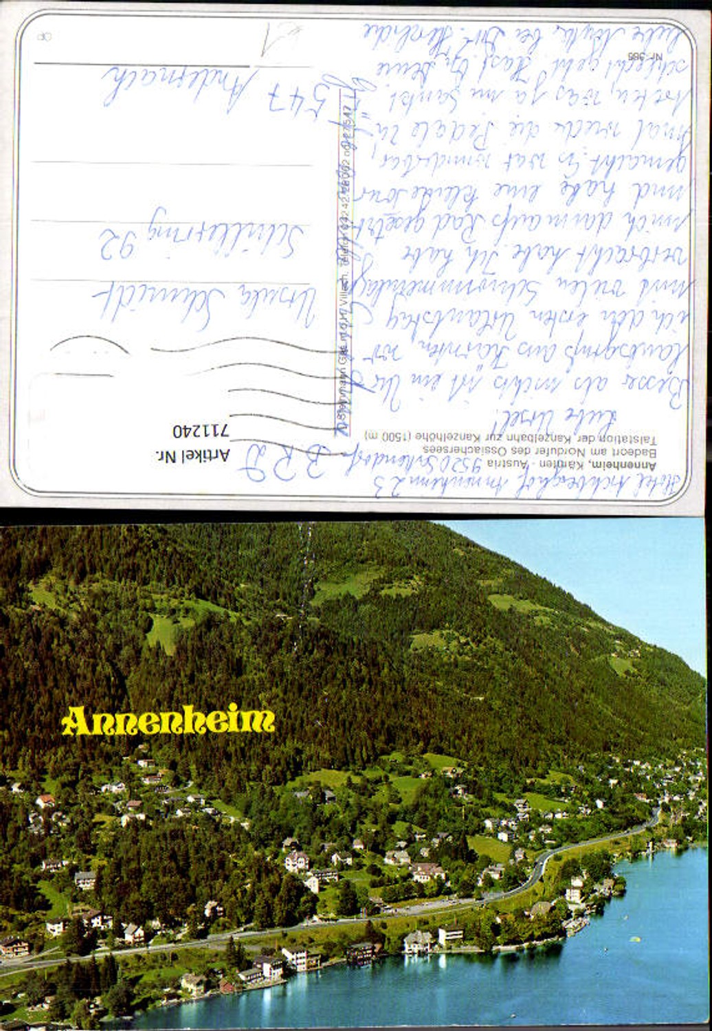 711240 Annenheim a. Ossiachersee Talstation d. Kanzelbahn zur Kanzelhöhe