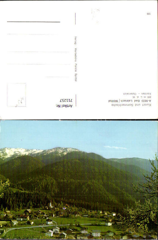 711257 Bad Lainach Mölltal Rangersdorf Ansicht