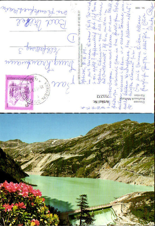 711272 Stausee Kraftwerk Maltatal Malta Kärnten