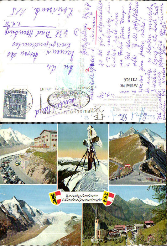 711316 Mehrbild AK Heiligenblut Großglockner Hochalpenstraße Gipfelkreuz Fuschertörl Pasterze