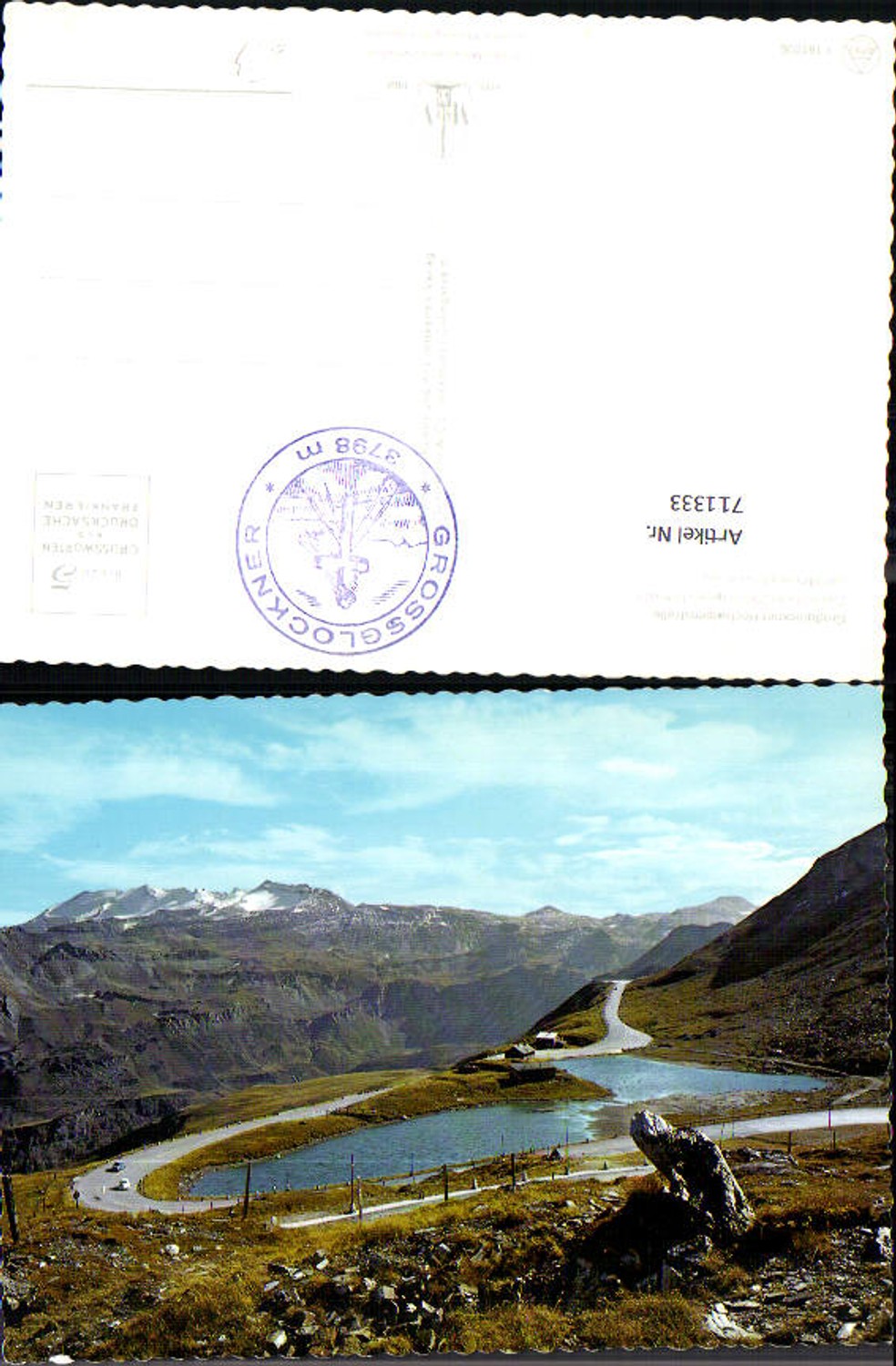 711333 Großglockner Hochalpenstraße Fuscherlacke geg. Mittertörl Mitterkopf b. Heiligenblut