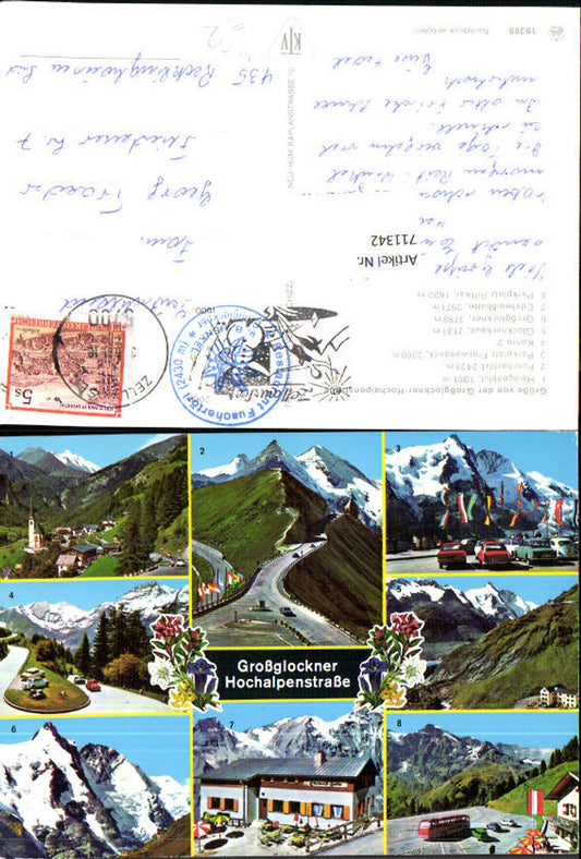 711342 Mehrbild AK Heiligenblut Großglockner Hochalpenstraße Fuschertörl Kehre 2 Glocknerhaus Edelweißhütte Bus