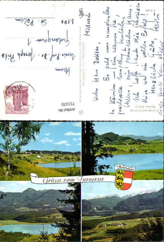 711370 Mehrbild AK Turnersee b. St Kanzian am Klopeinersee
