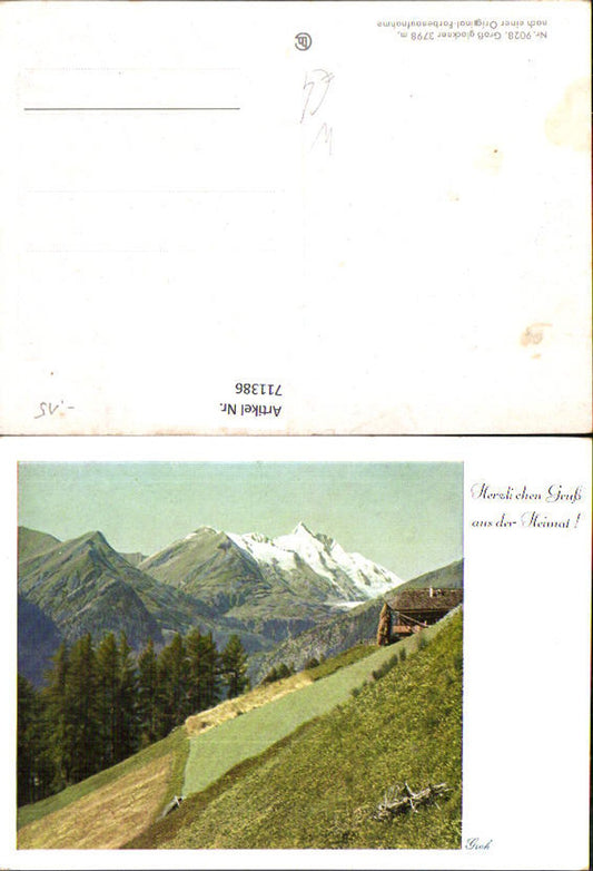 711386 Blick auf Großglockner b Heiligenblut pub Groh 9028