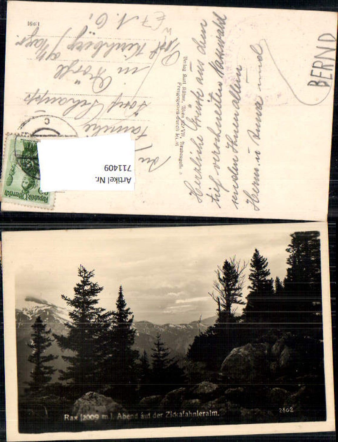 Alte Ansichtskarte – Old Postcard