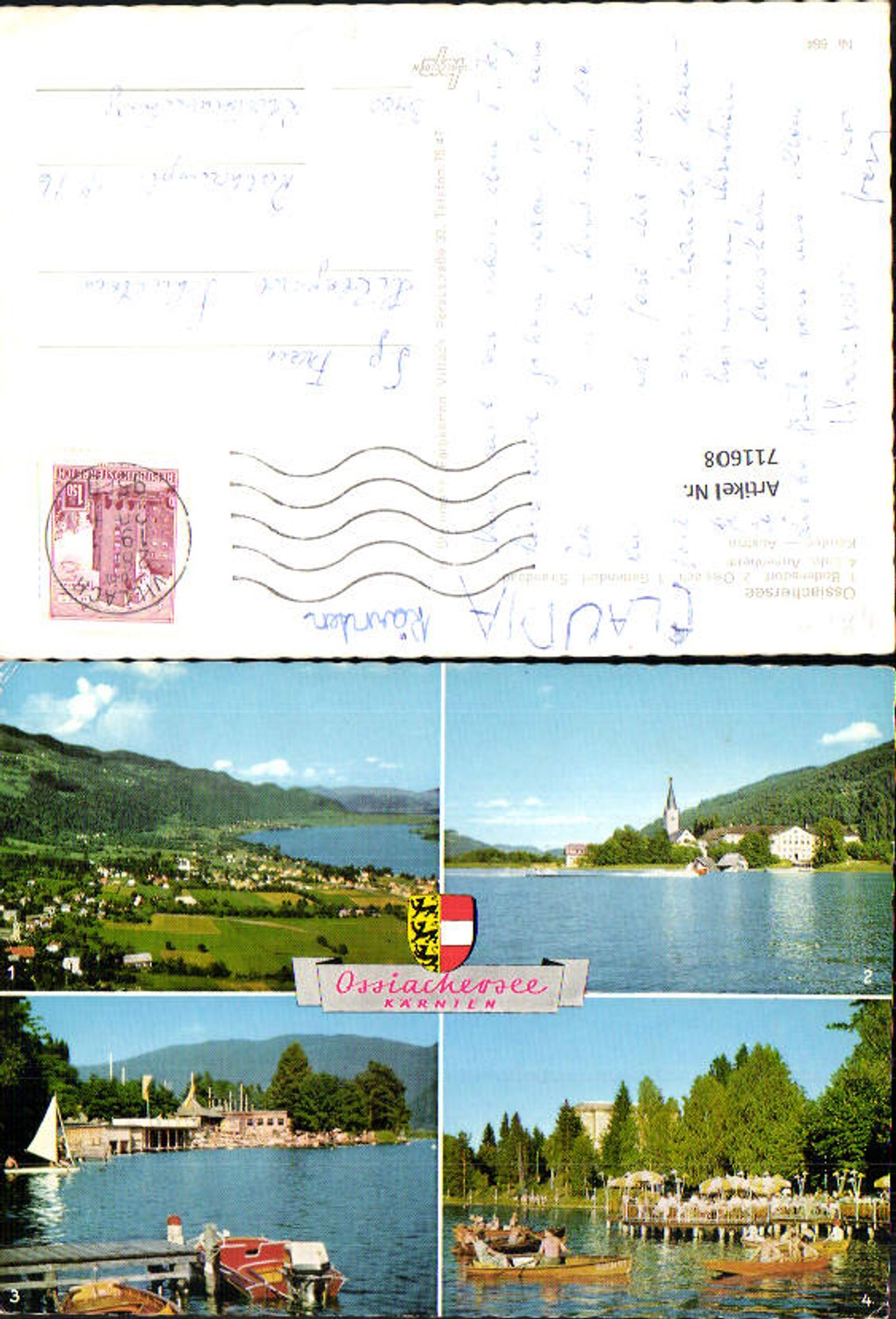 711608 Mehrbild AK Ossiachersee Bodensdorf Ossiach Sattendorf Strandbad Lido Annenheim