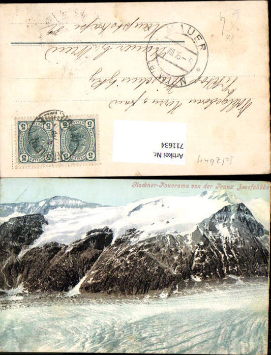 711634 Heiligenblut Großglockner-Panorama v. d. Franz-Josefs-Höhe