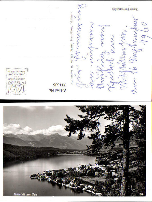 711635 Foto AK Millstatt a. See Ansicht