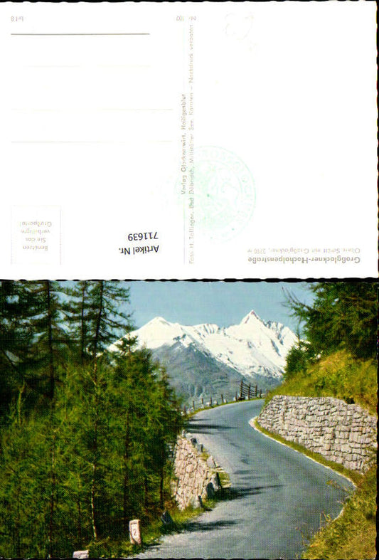 711639 Heiligenblut Großglockner Hochalpenstraße Obere Schütt mit Glockner
