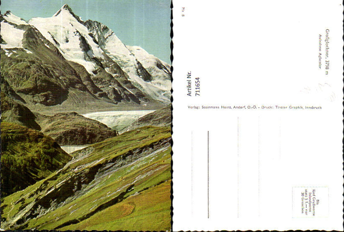 711654 Heiligenblut Großglockner Ansicht