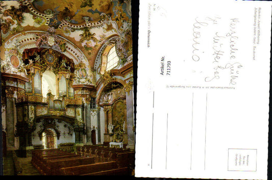 711793 Wilhering Chor Orgel Kirche Inneres