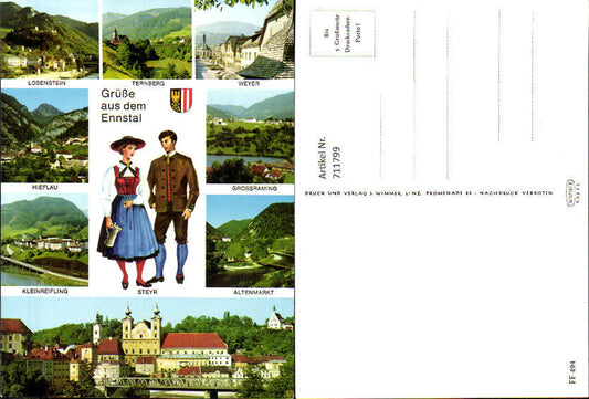 711799 Mehrbild AK Ennstal Losenstein Hieflau Steyr Altenmarkt Weyer