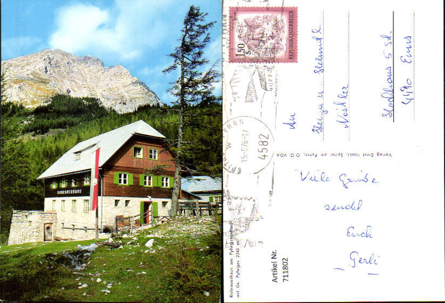 711802 Spital am Pyhrn Rohrauerhaus am Pyhrngasgatter with Gr. Pyhrgas