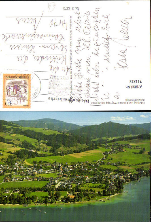 711828 Luftbild Weyregg am Attersee Salzkammergut