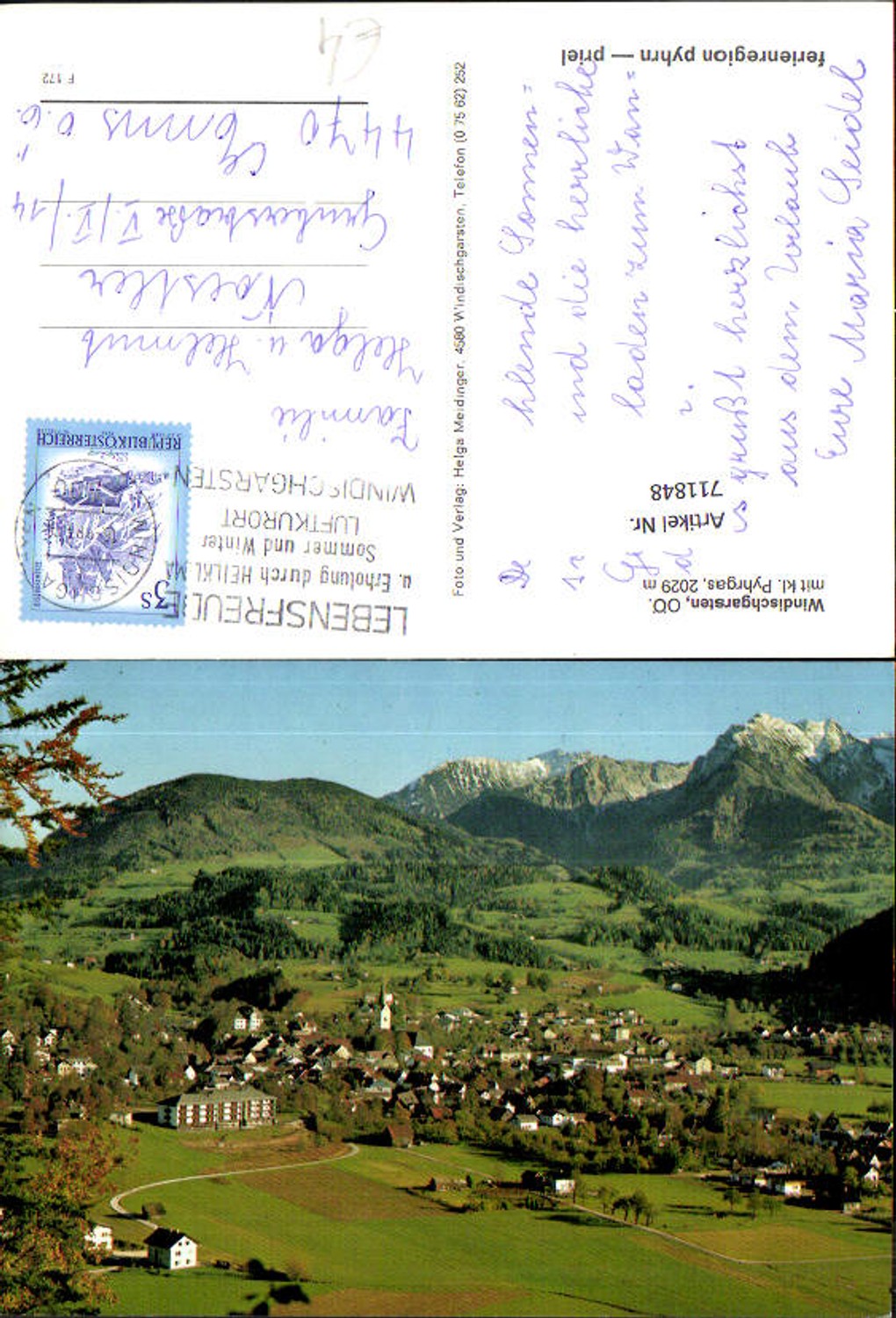 711848 Windischgarsten mit Kl. Pyhrgas Totale