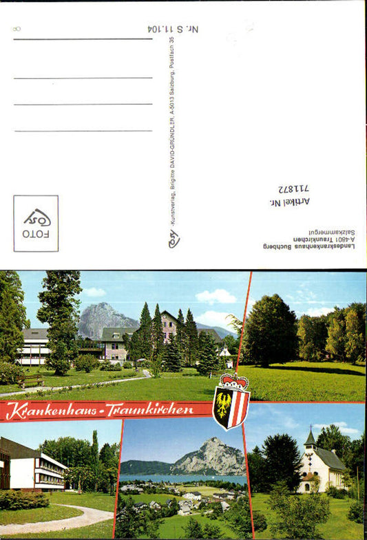 711872 Mehrbild AK Traunkirchen Landeskrankenhaus Buchberg