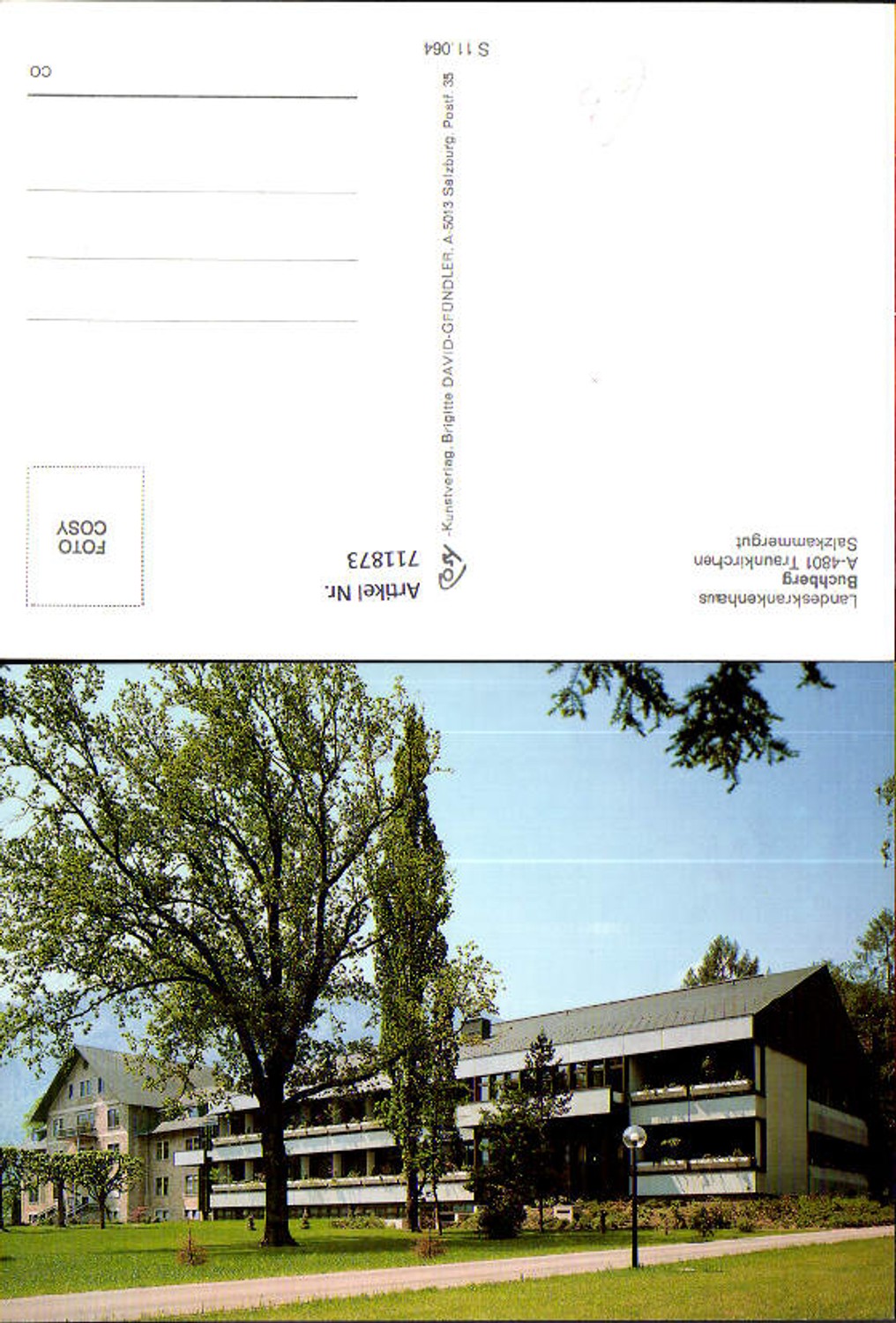 711873 Traunkirchen Landeskrankenhaus Buchberg