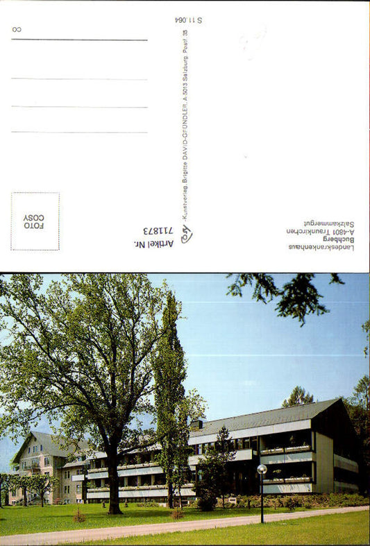 711873 Traunkirchen Landeskrankenhaus Buchberg