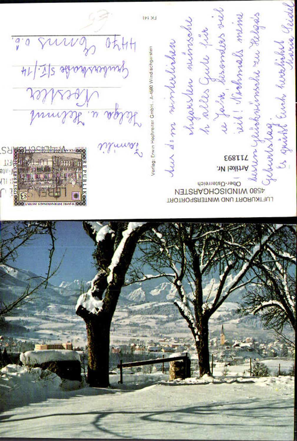 711893 Windischgarsten Winter view