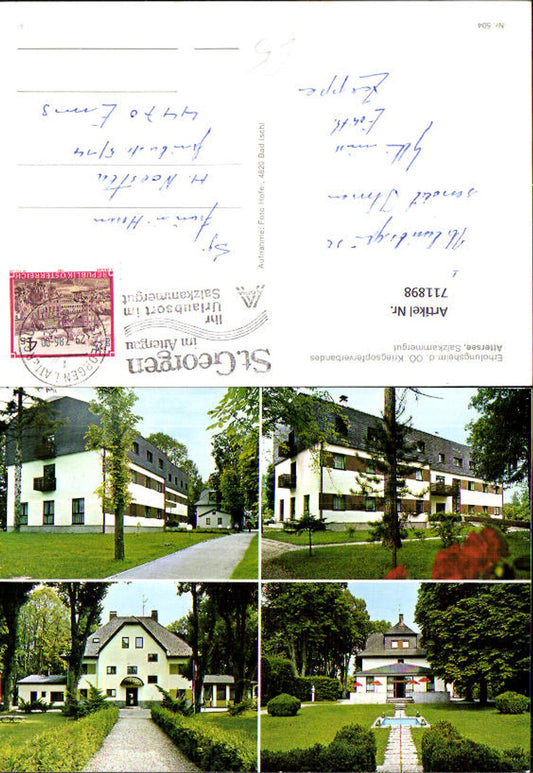711898 Mehrbild AK St Georgen a. Attersee Erholungsheim d. OÖ Kriegsopferverbandes
