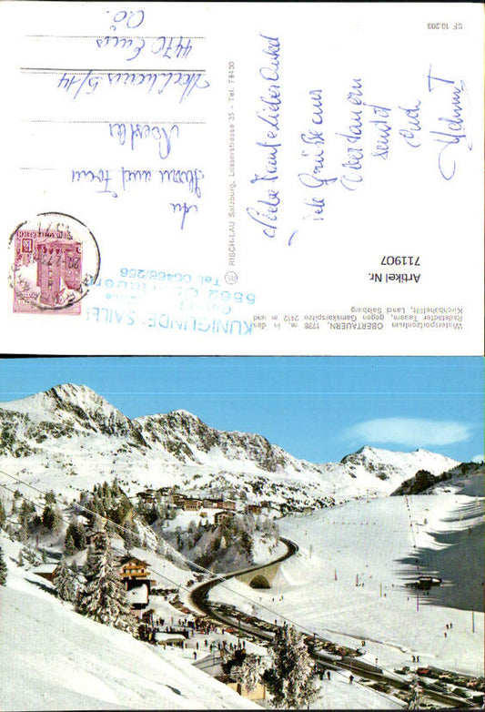 711907 Obertraun geg. Gamskarspitze u. Kirchbühellift Wintersport