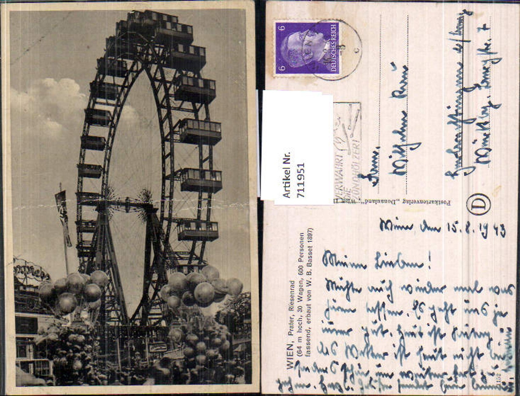Alte Ansichtskarte – Old Postcard