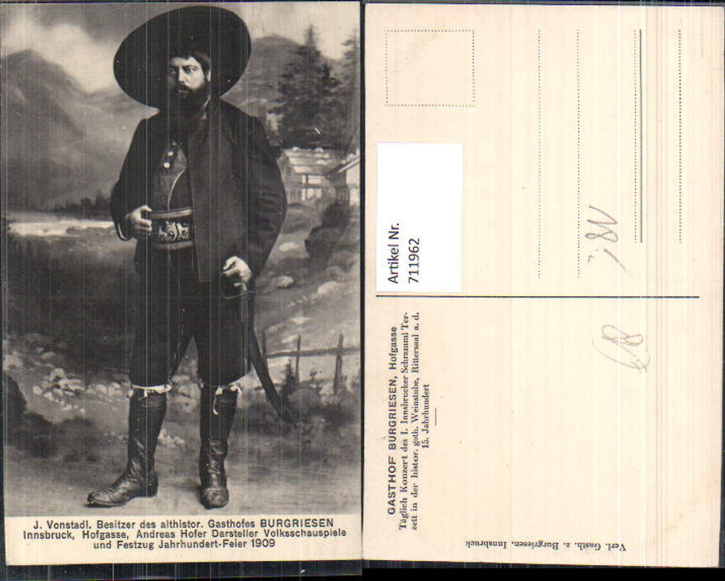 Alte Ansichtskarte – Old Postcard