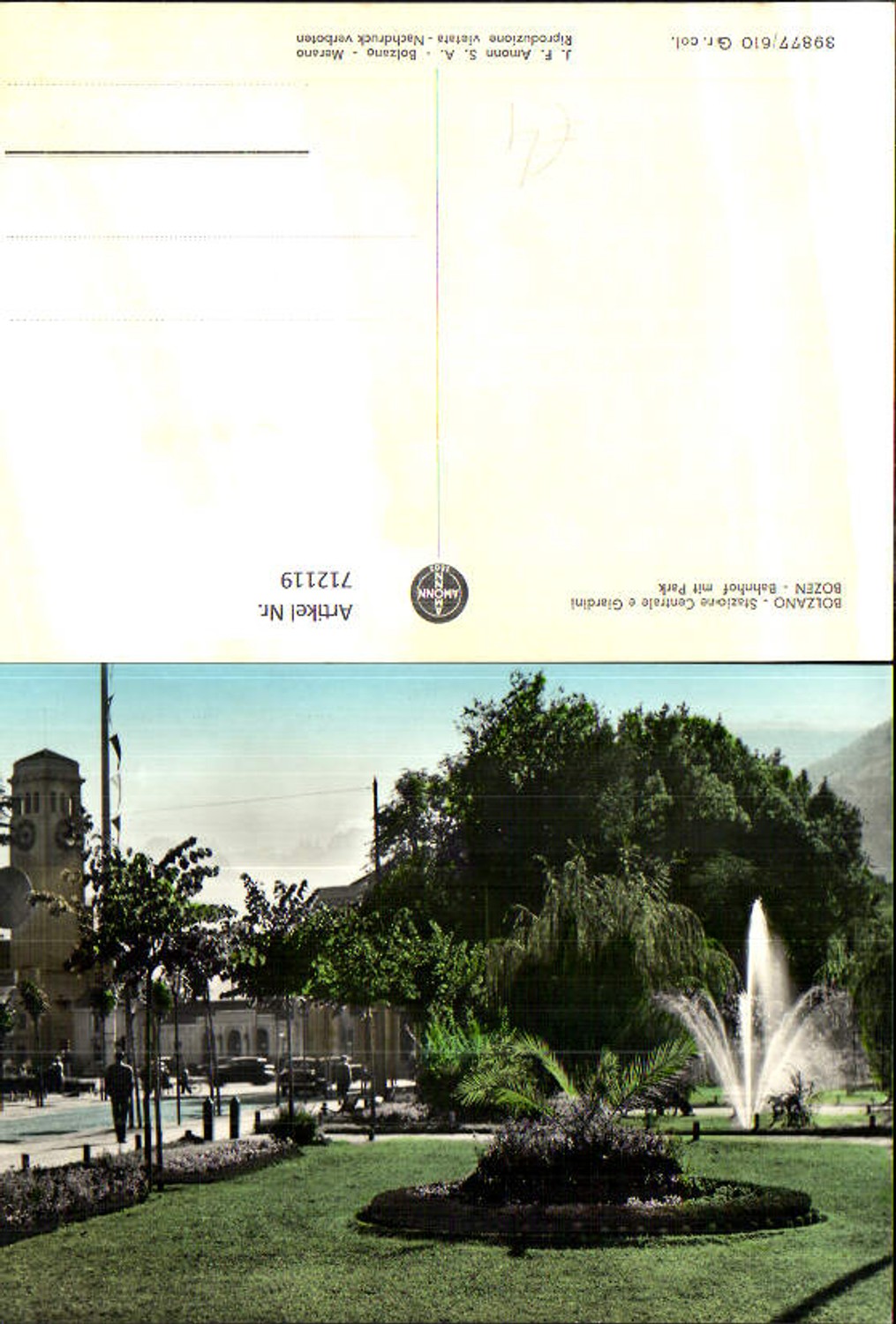 Alte Ansichtskarte – Old Postcard