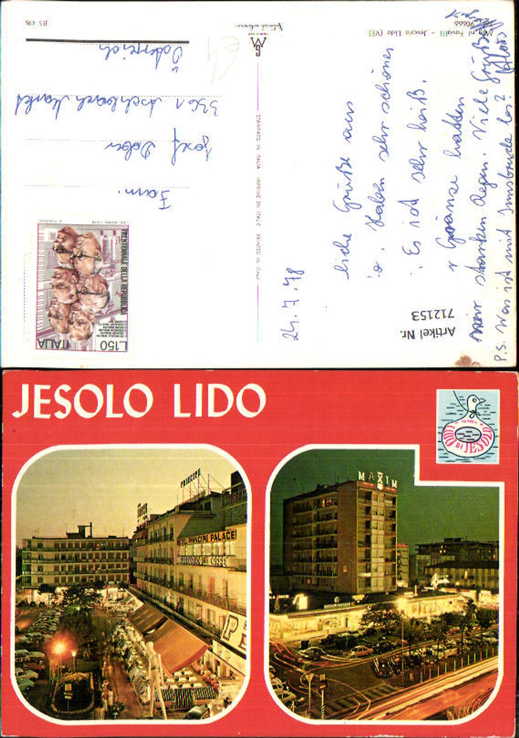 Alte Ansichtskarte – Old Postcard
