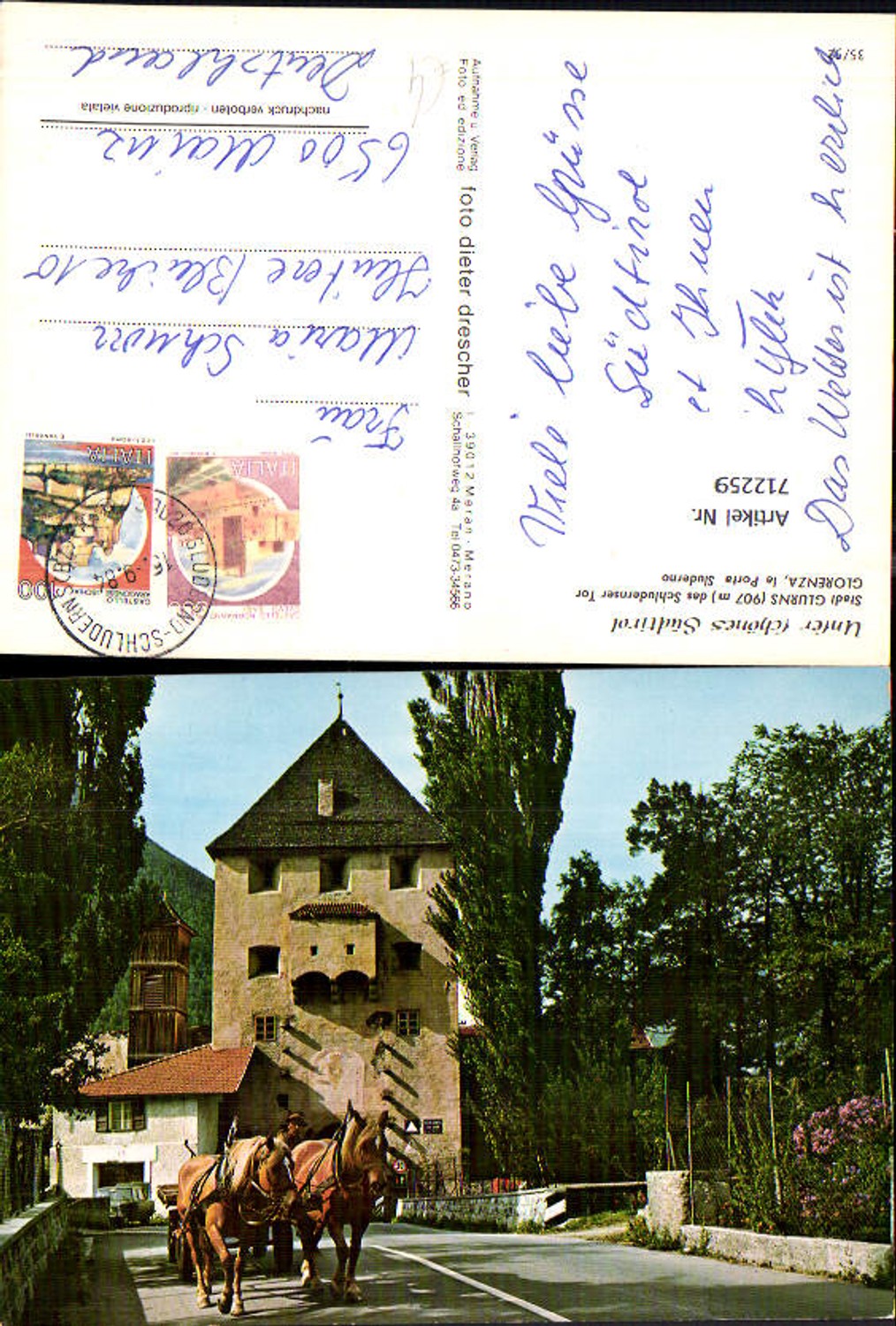 Alte Ansichtskarte – Old Postcard