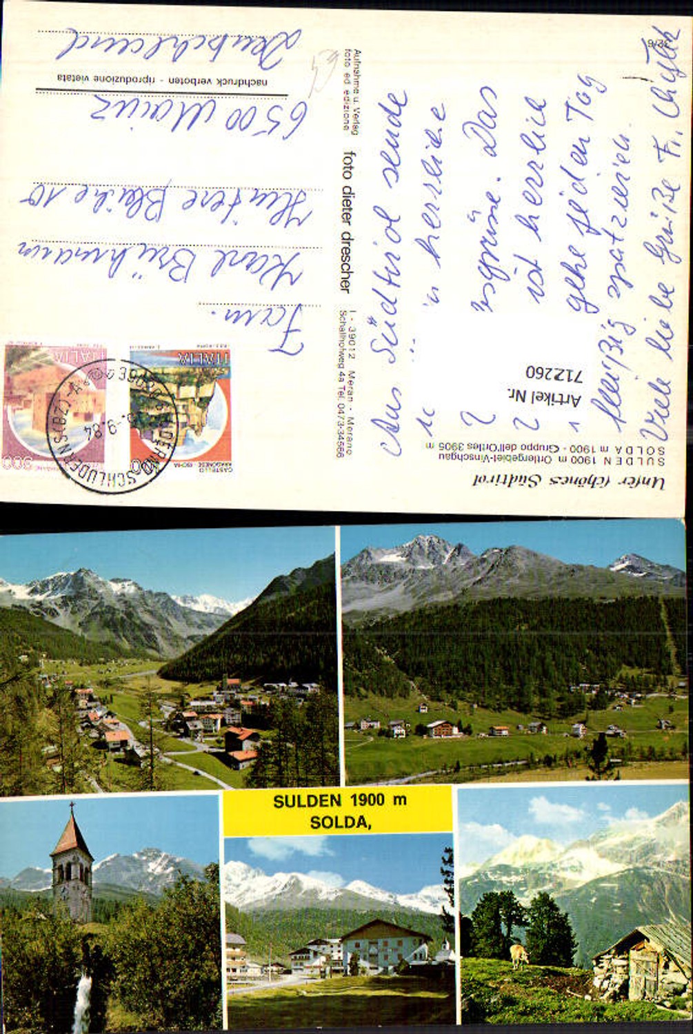 Alte Ansichtskarte – Old Postcard