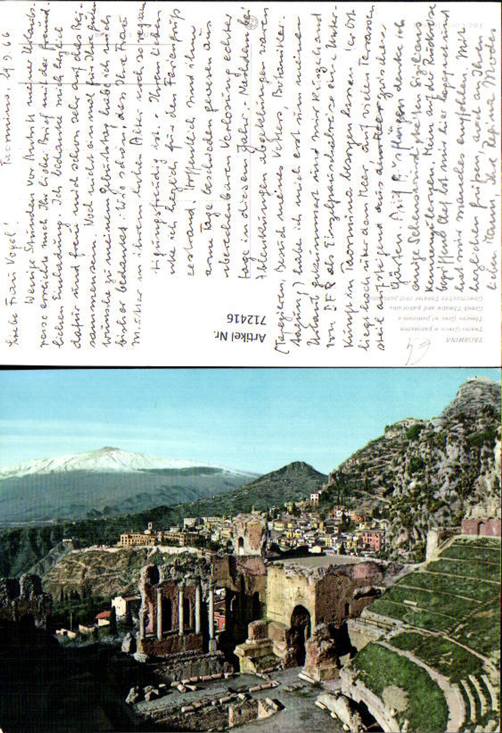 Alte Ansichtskarte – Old Postcard