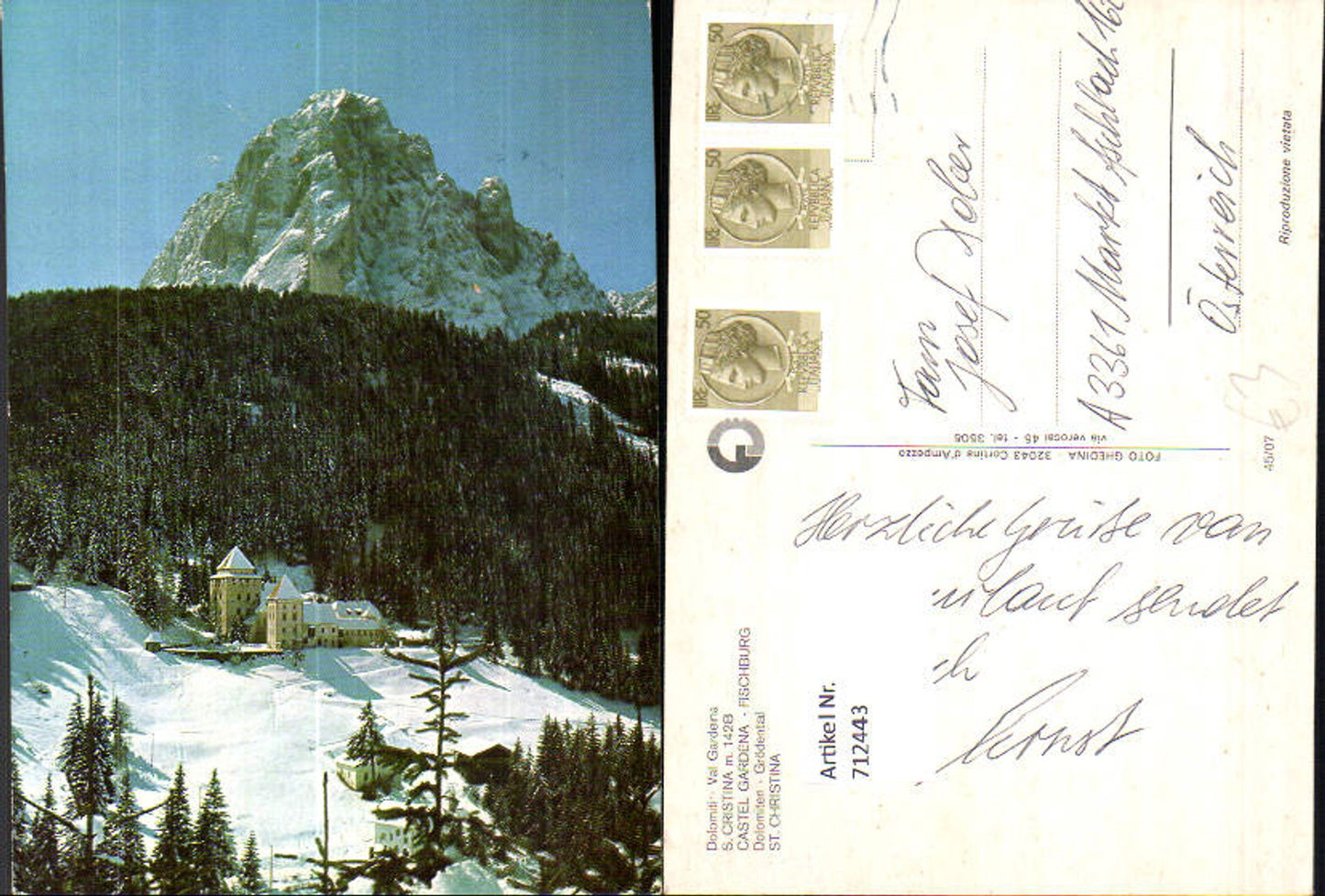 Alte Ansichtskarte – Old Postcard