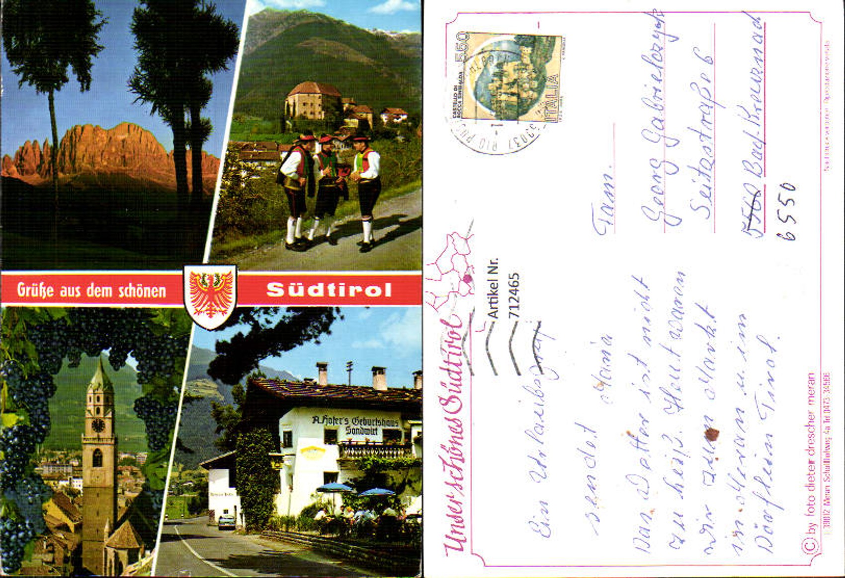 Alte Ansichtskarte – Old Postcard