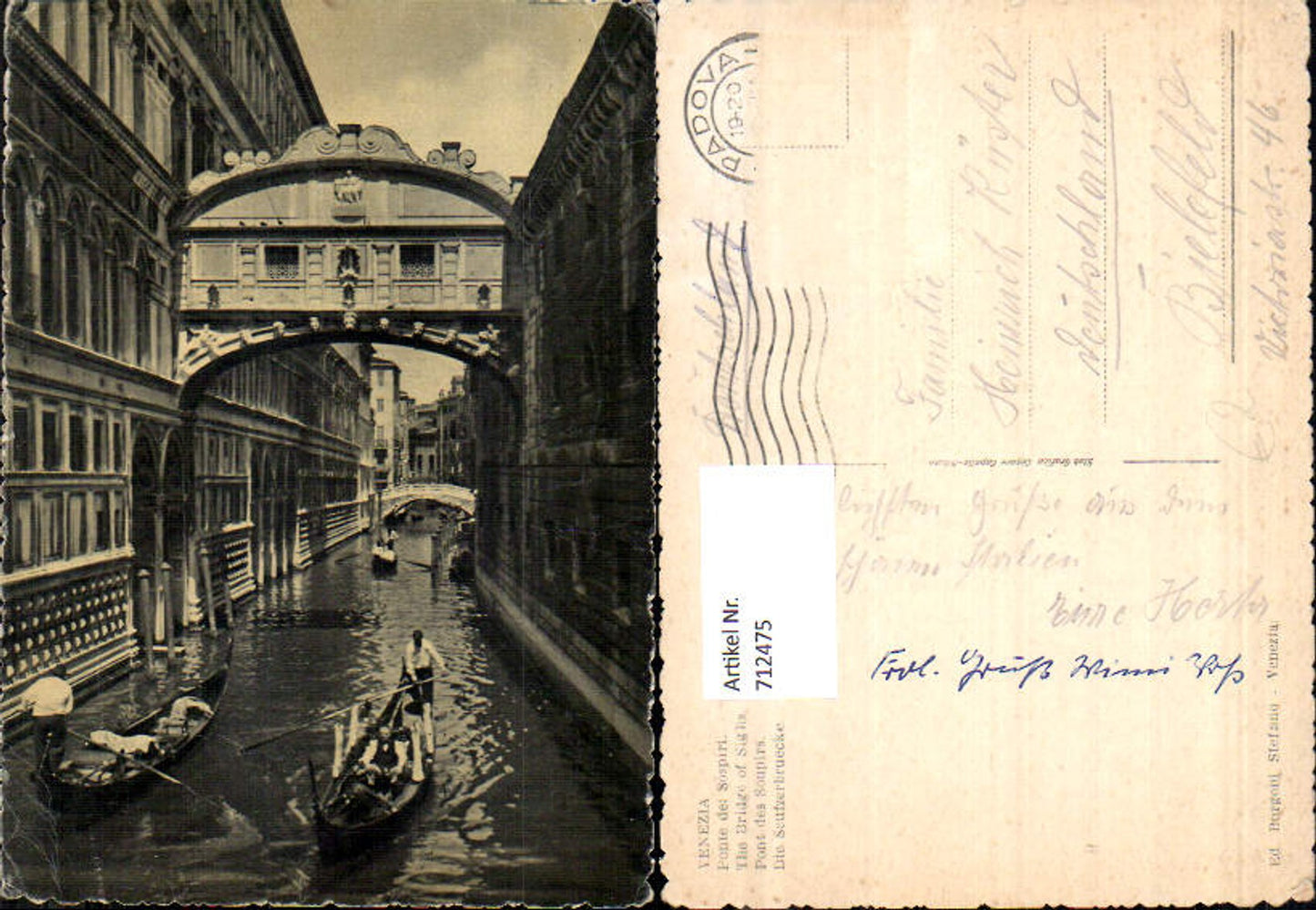 Alte Ansichtskarte – Old Postcard