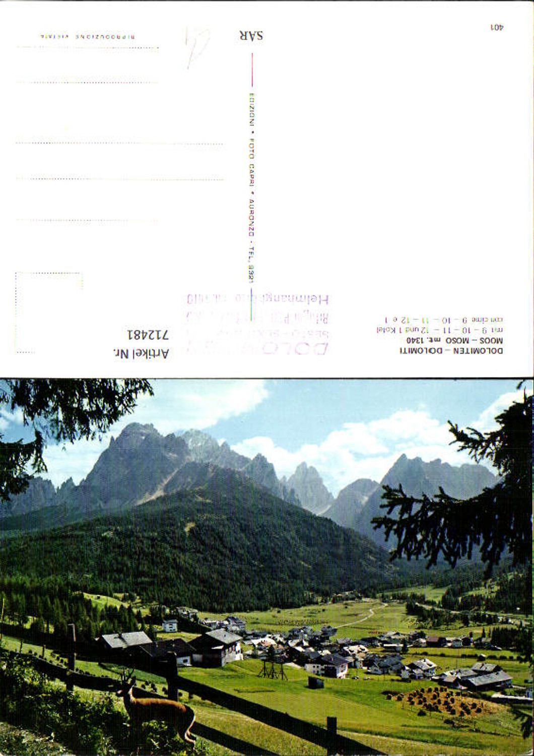 Alte Ansichtskarte – Old Postcard