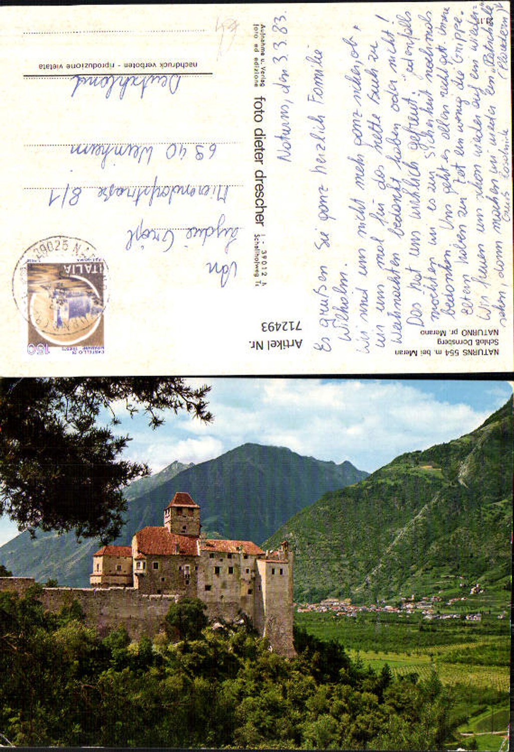 Alte Ansichtskarte – Old Postcard