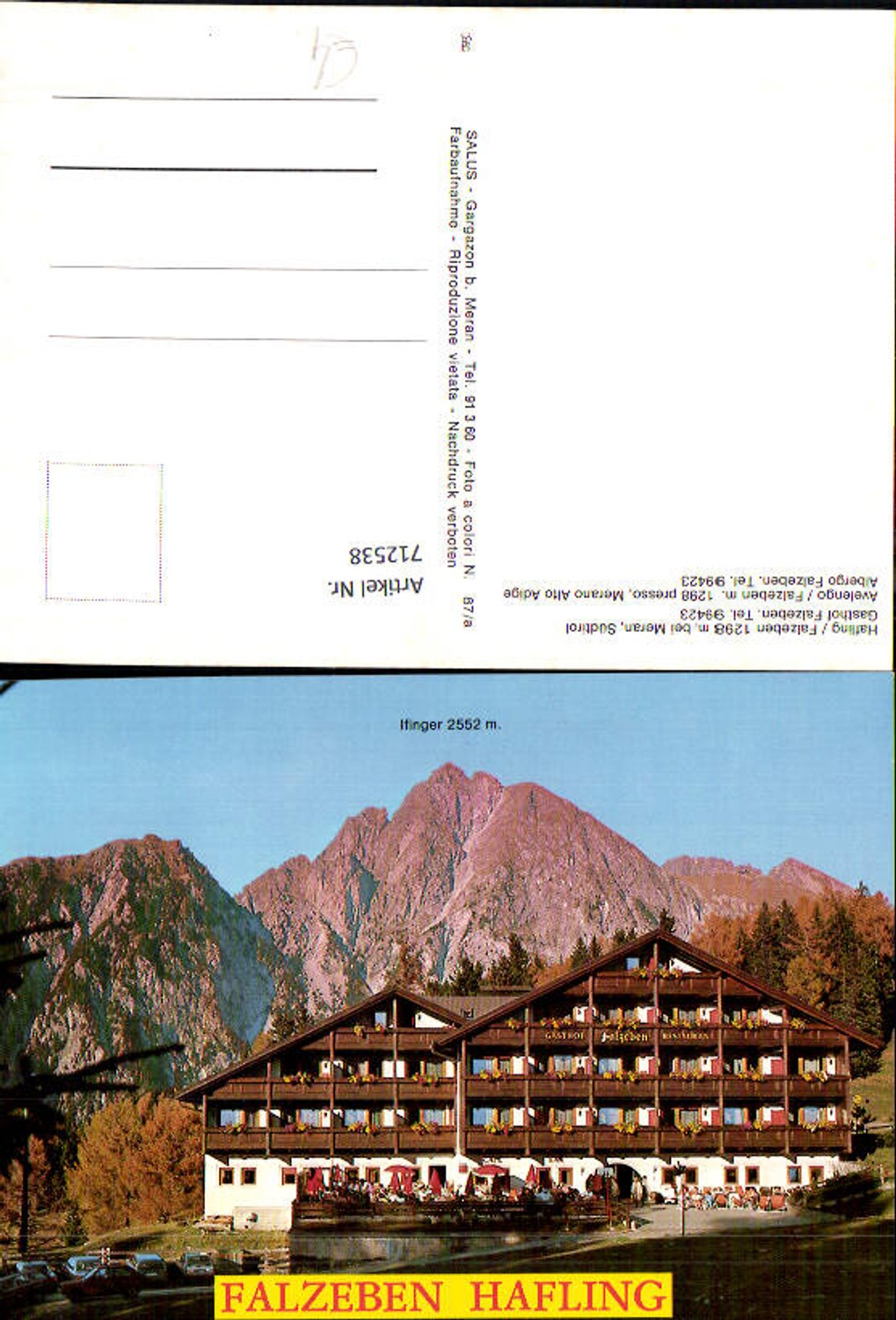 Alte Ansichtskarte – Old Postcard