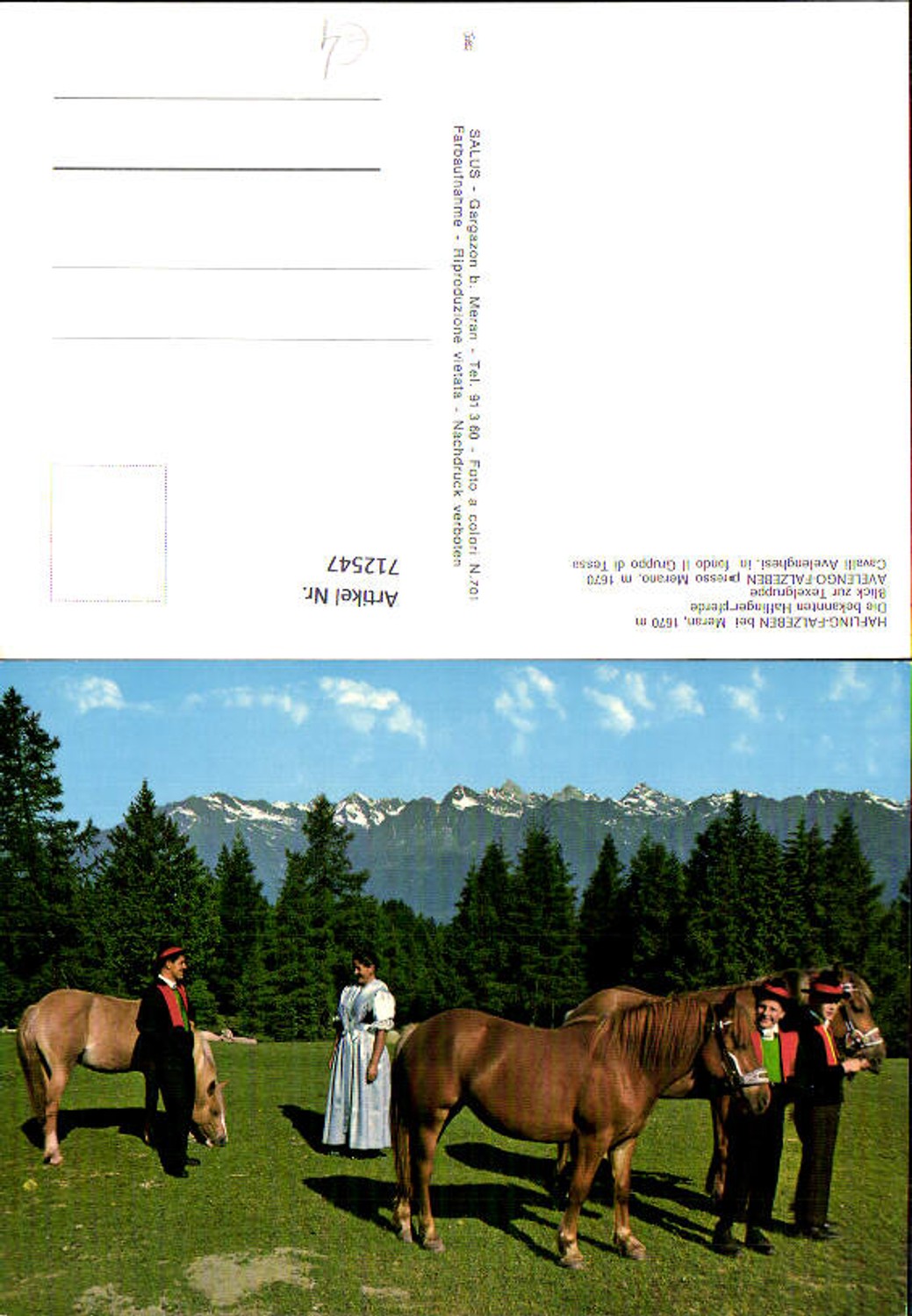 Alte Ansichtskarte – Old Postcard